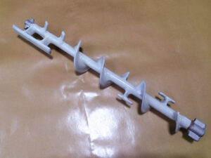 Schnecke mit Sprühbeschichtung